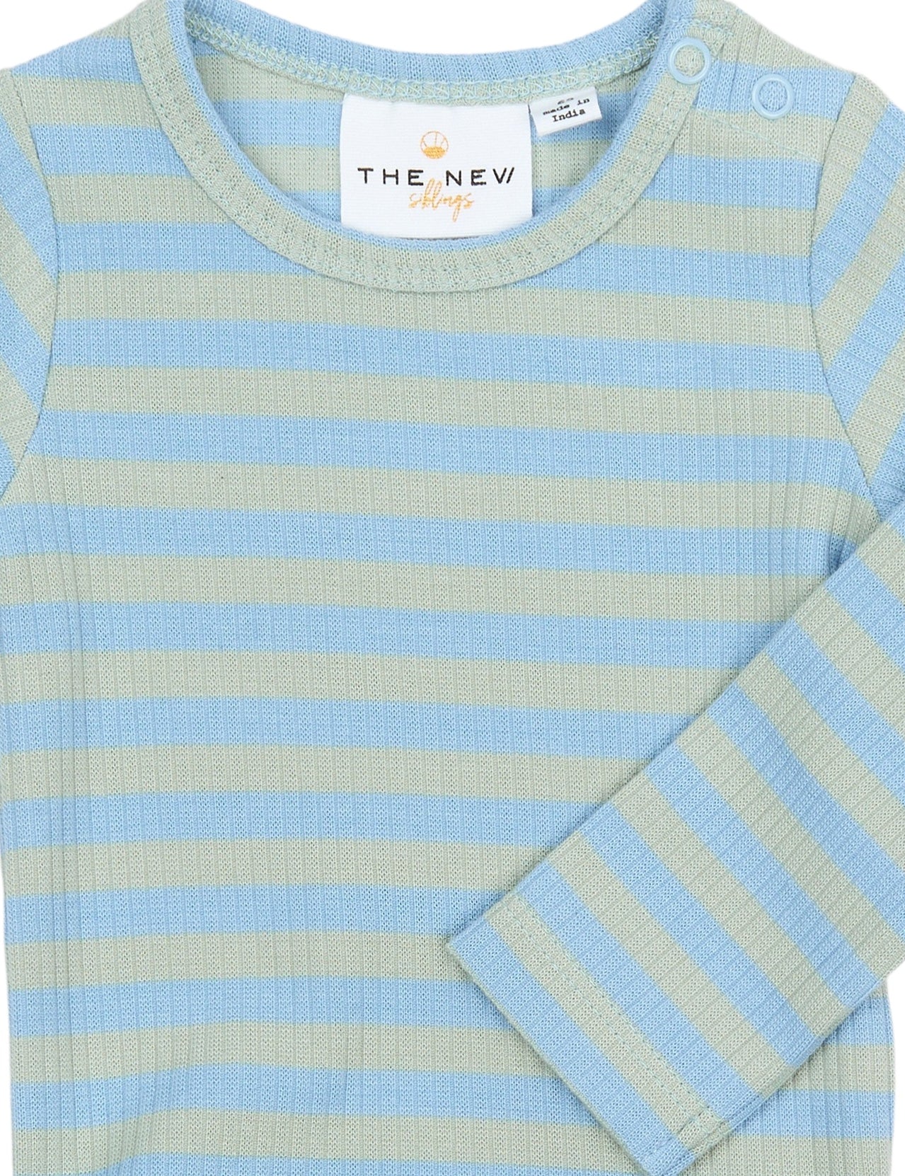 THE NEW SIBLINGS | Fro l_s rib body forever blue striped