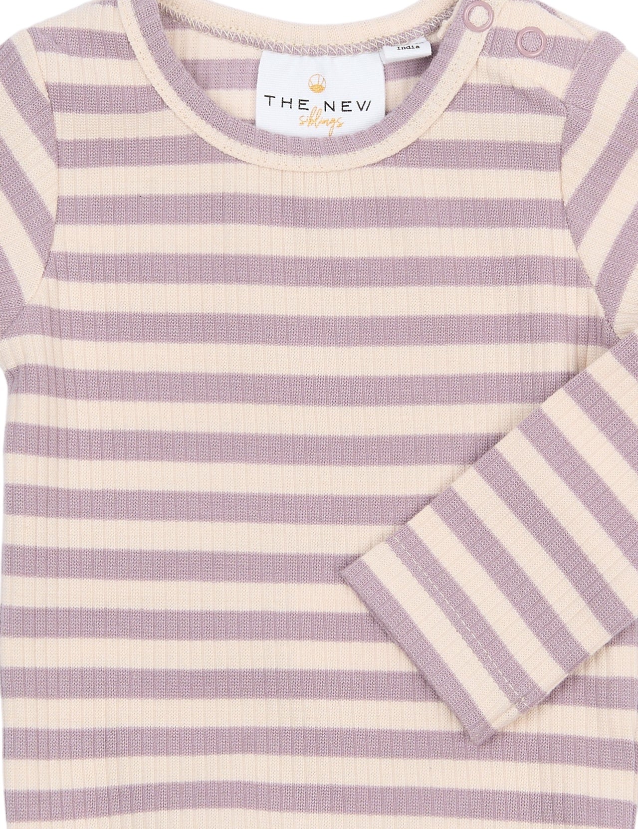 THE NEW SIBLINGS | Fro l_s rib body sea fog striped