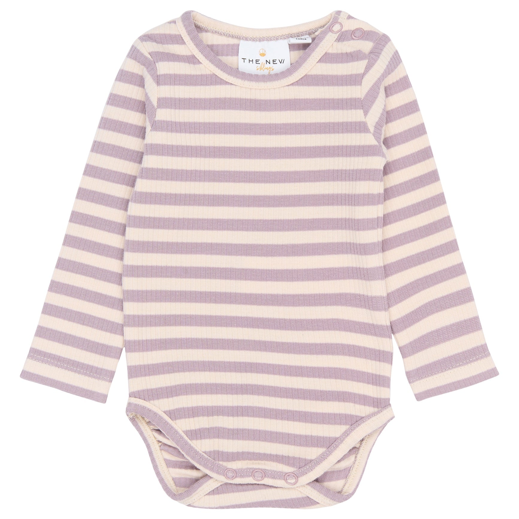 THE NEW SIBLINGS | Fro l_s rib body sea fog striped