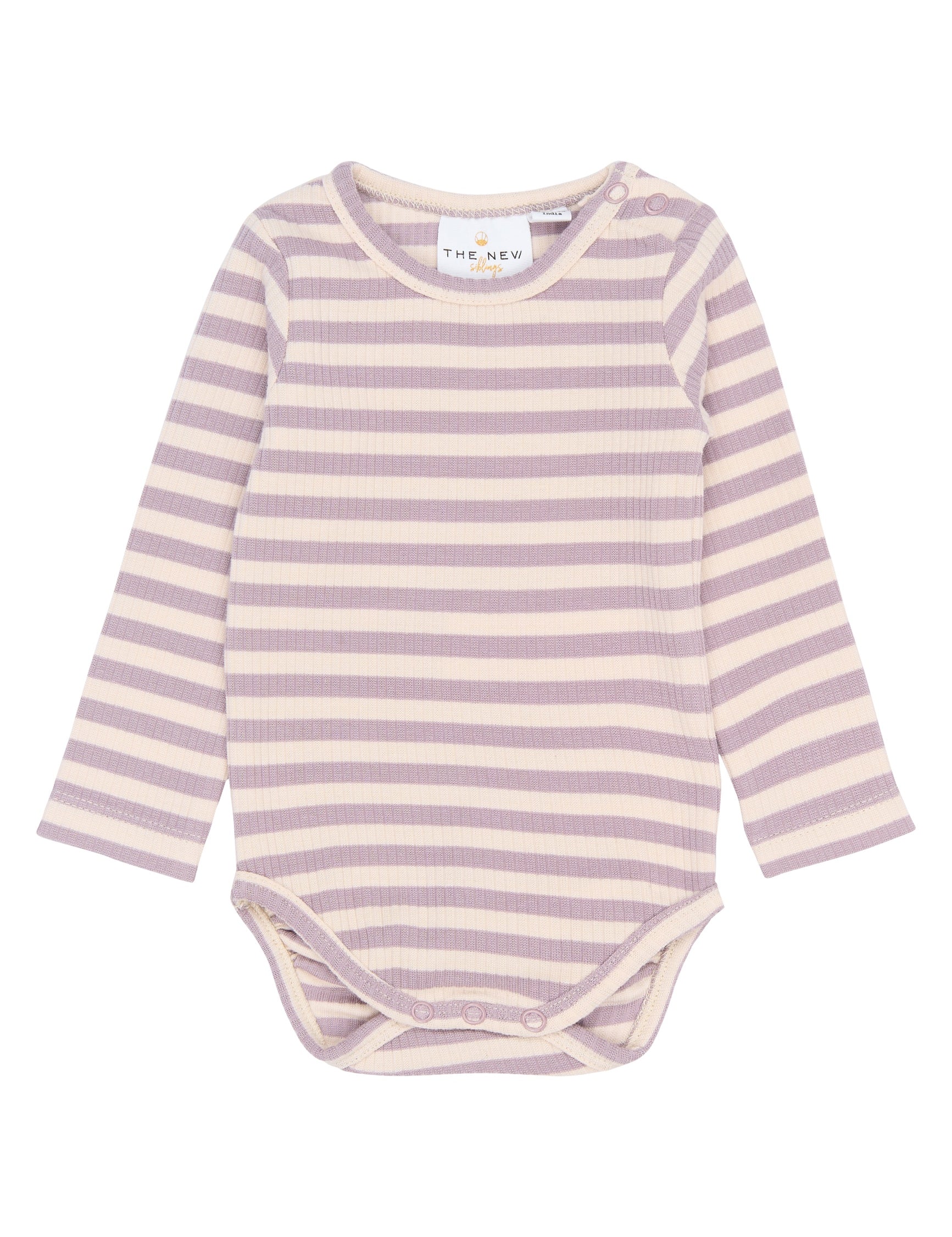 THE NEW SIBLINGS | Fro l_s rib body sea fog striped