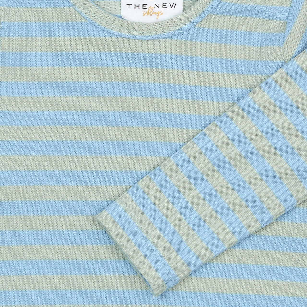 THE NEW SIBLINGS | Fro l_s rib tee forever blue striped