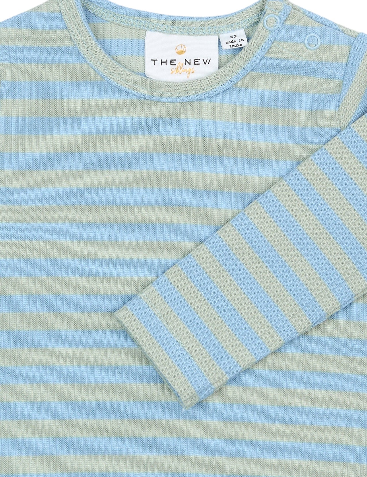 THE NEW SIBLINGS | Fro l_s rib tee forever blue striped