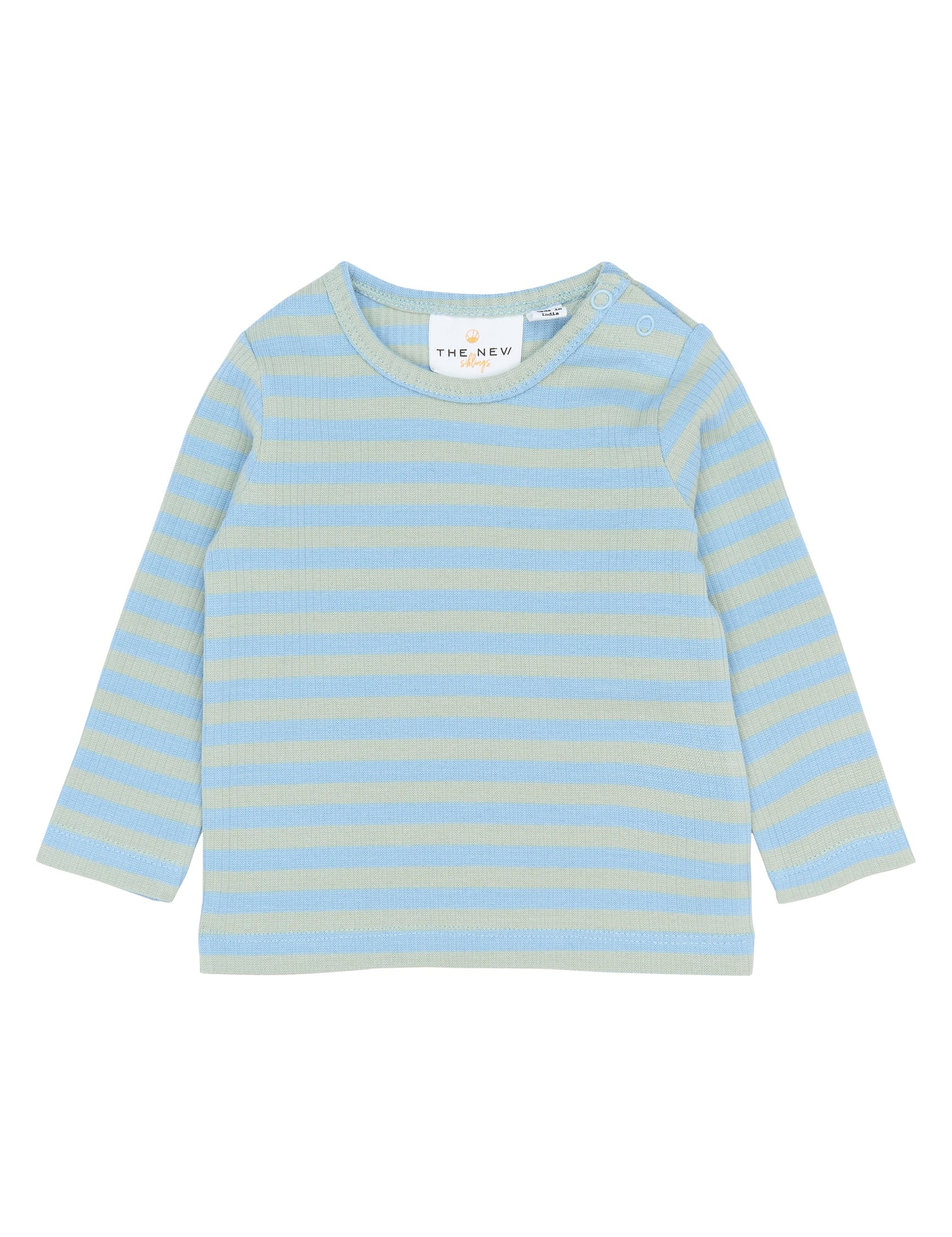 THE NEW SIBLINGS | Fro l_s rib tee forever blue striped