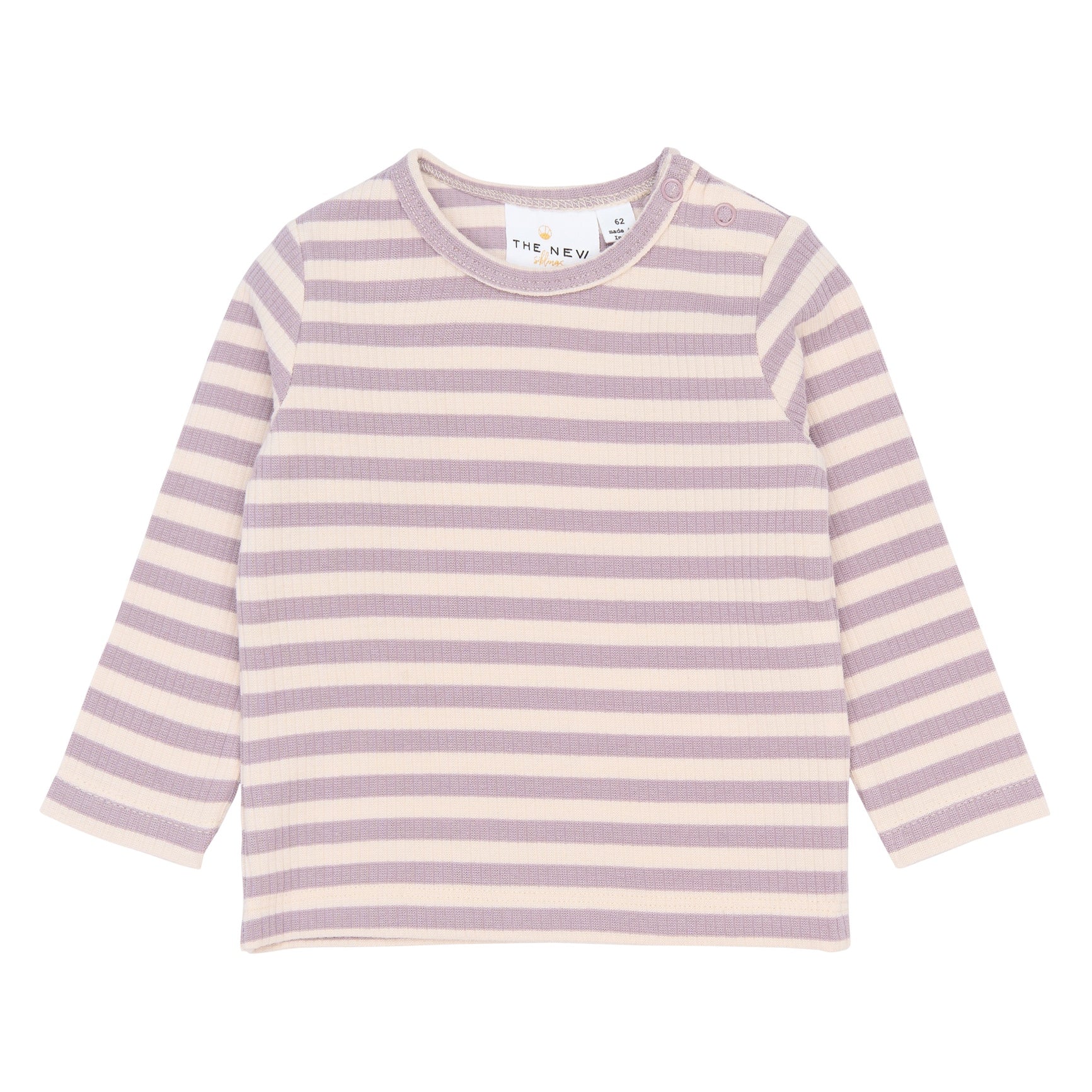 THE NEW SIBLINGS | Fro l_s rib tee sea fog striped