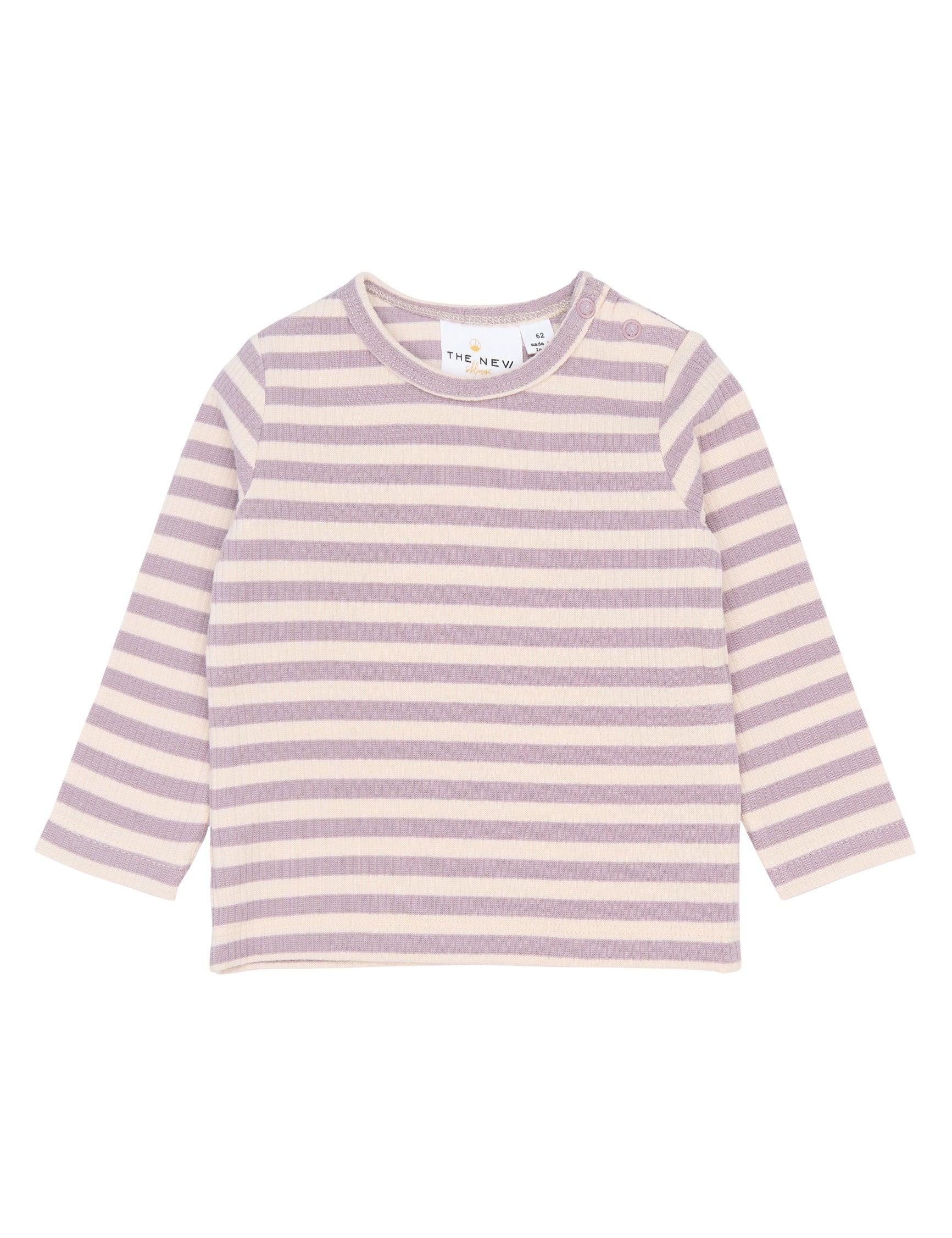 THE NEW SIBLINGS | Fro l_s rib tee sea fog striped