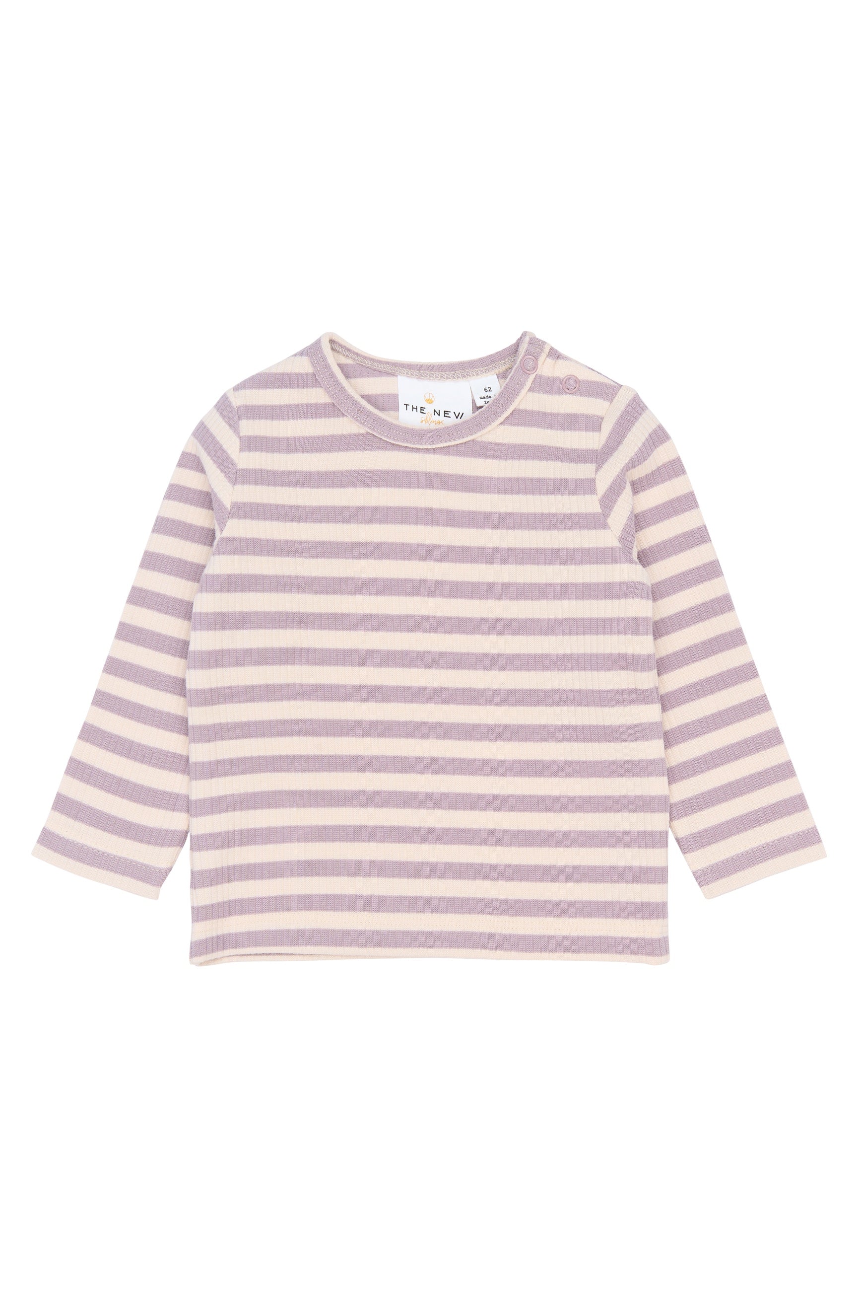 THE NEW SIBLINGS | Fro l_s rib tee sea fog striped