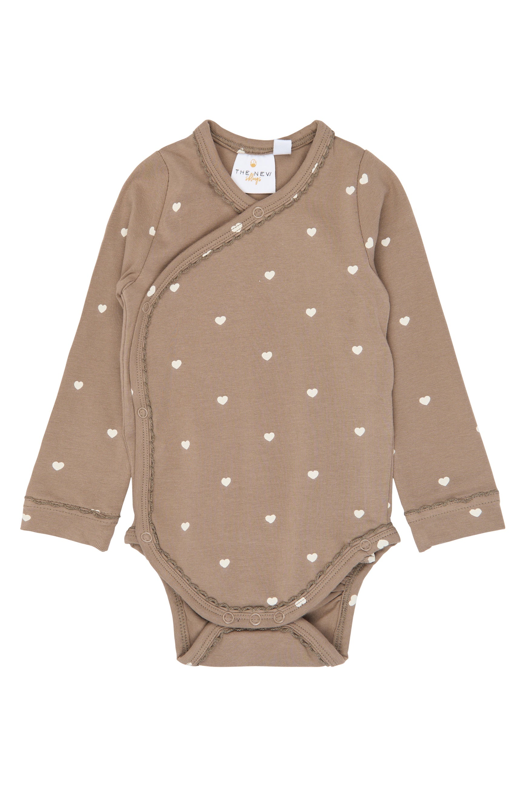 THE NEW SIBLINGS | Nova l_s wrap body | taupe gray