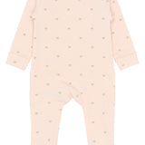 THE NEW SIBLINGS | Nova l_s wrap jumpsuit silver peony AOP