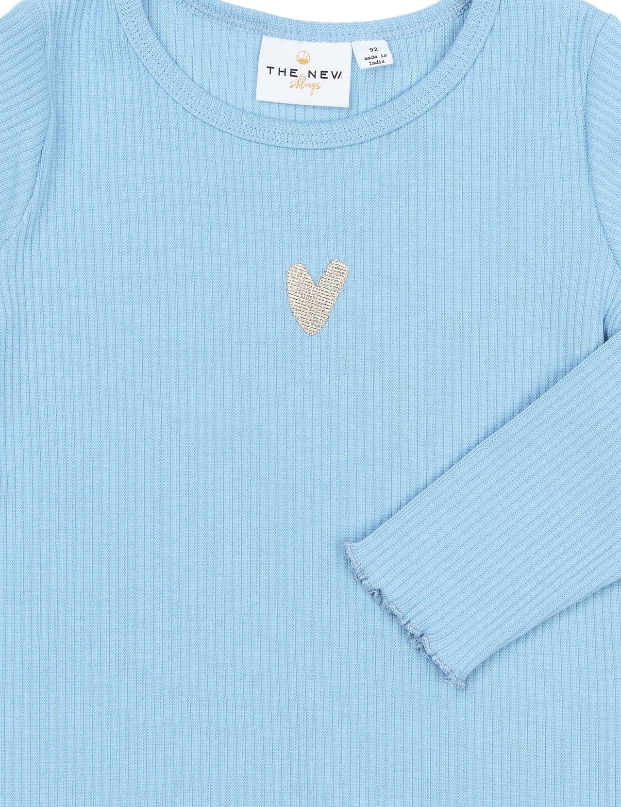 THE NEW SIBLINGS | Rianna l_s rib tee forever blue