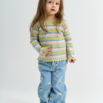 THE NEW SIBLINGS | Saja regular fit jeans light blue denim EMB