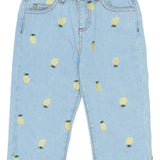 THE NEW SIBLINGS | Saja regular fit jeans light blue denim EMB