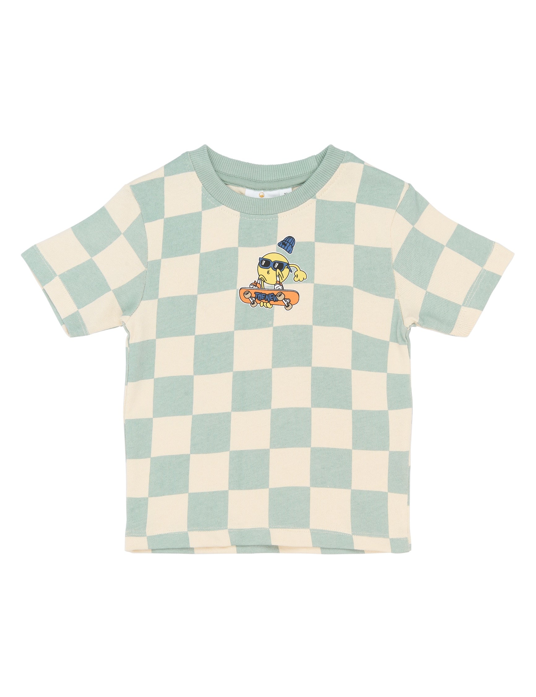 THE NEW SIBLINGS | Sebastian ss tee- aqua gray