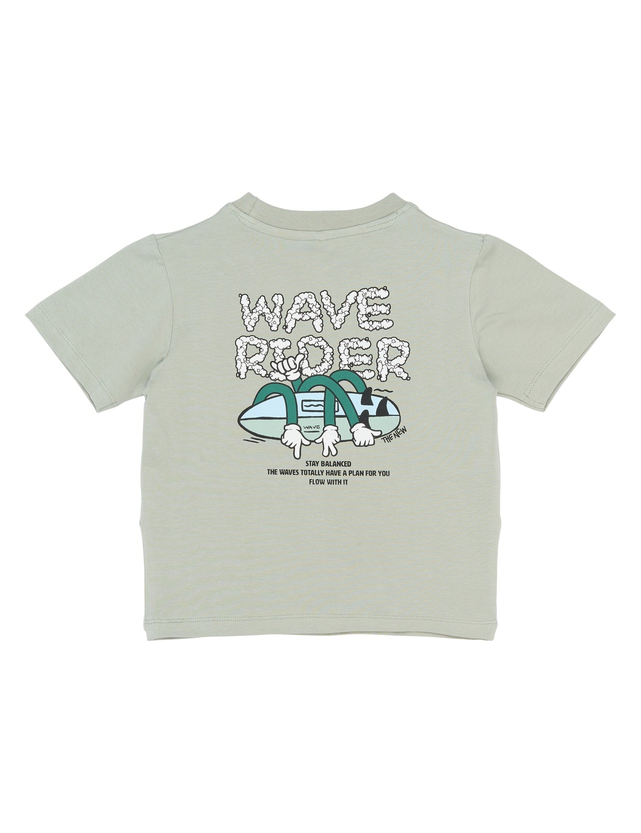 THE NEW SIBLINGS | Sigurd s_s tee aqua gray