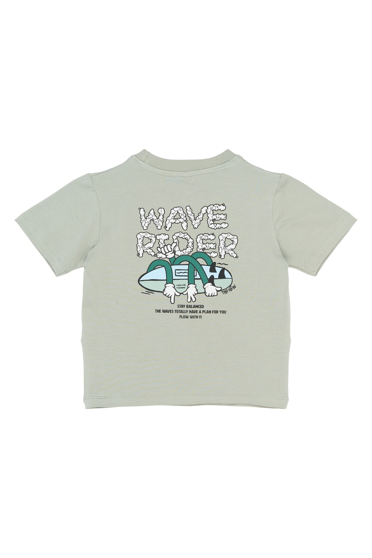 THE NEW SIBLINGS | Sigurd s_s tee aqua gray