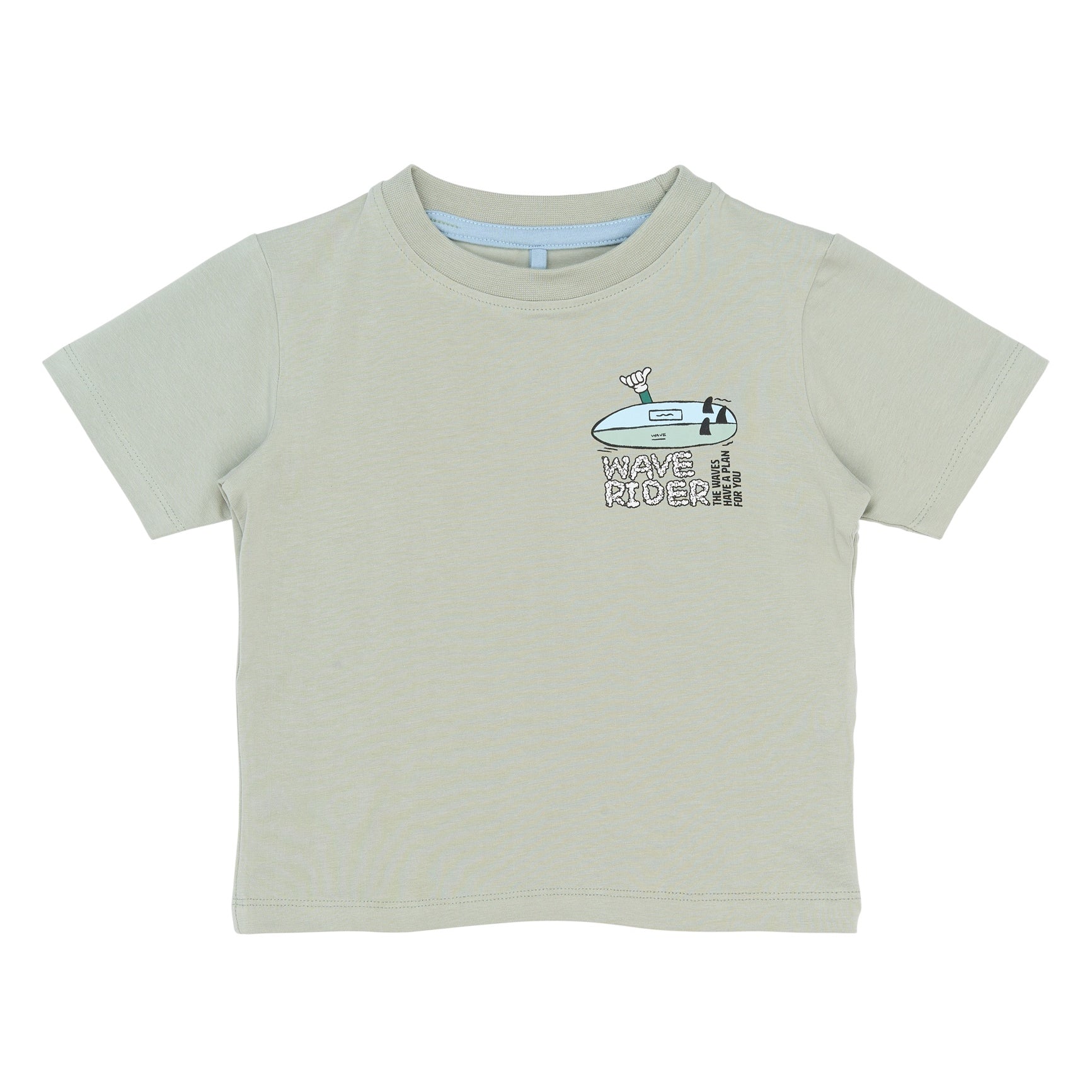 THE NEW SIBLINGS | Sigurd s_s tee aqua gray
