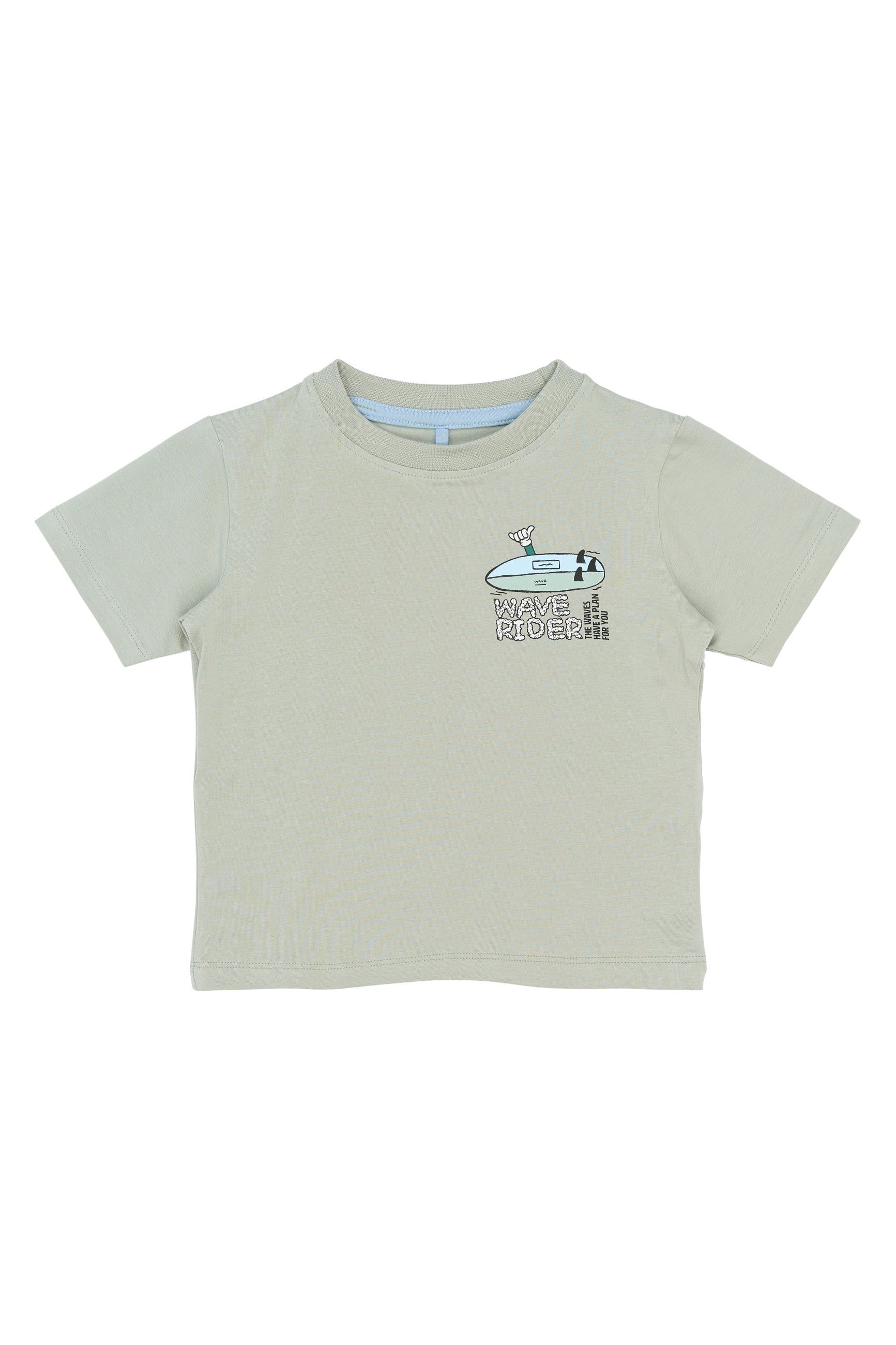 THE NEW SIBLINGS | Sigurd s_s tee aqua gray