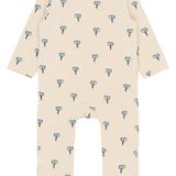 THE NEW SIBLINGS | Soon l_s wrap jumpsuit gardenia AOP