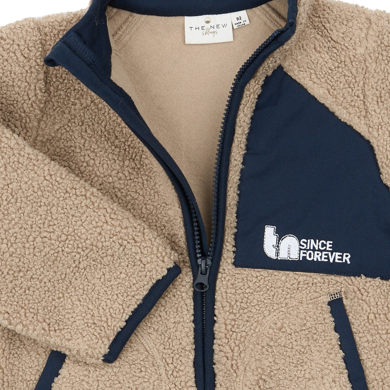 THE NEW SIBLINGS | Stormy uni teddy jacket navy blazer