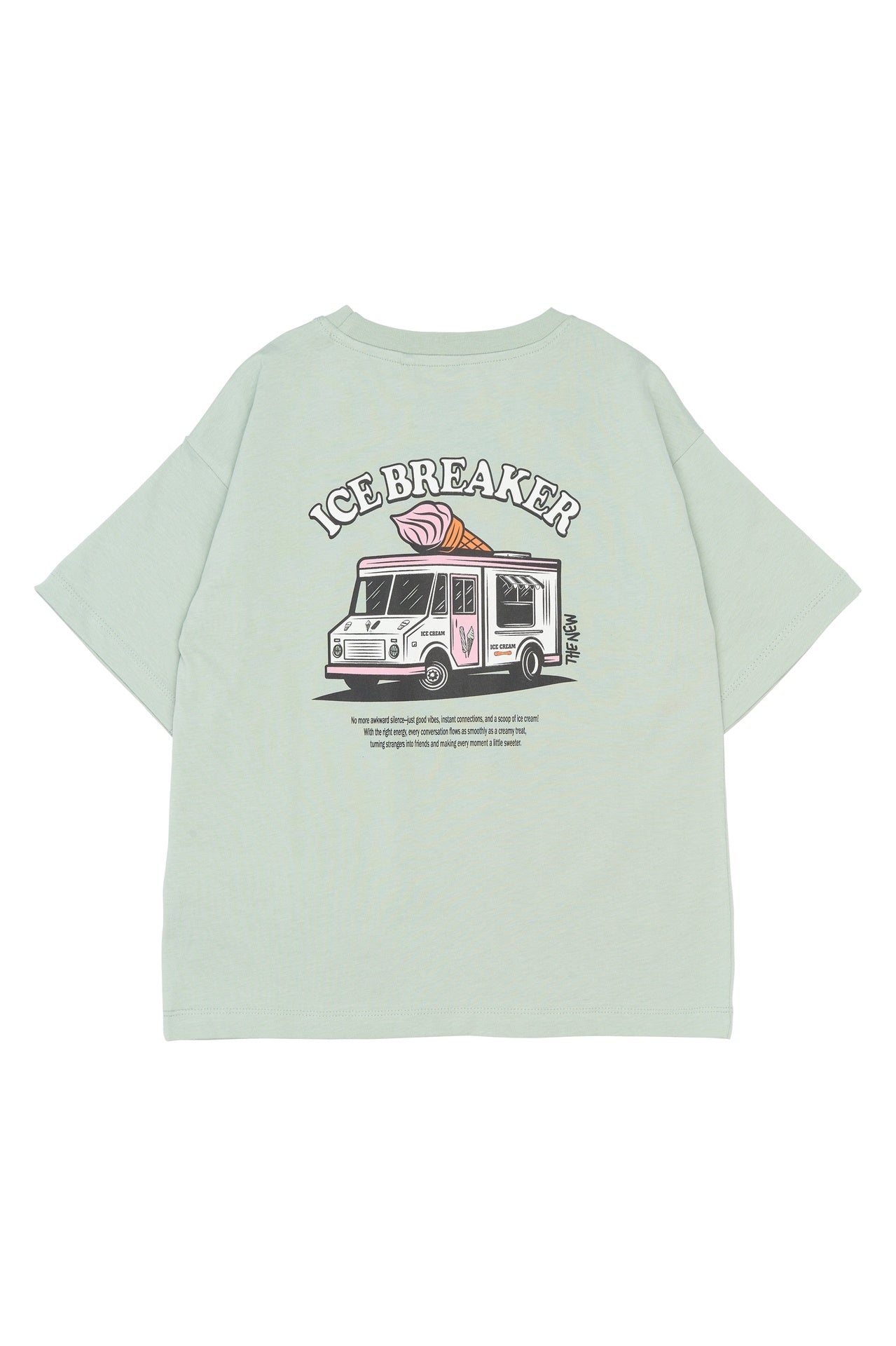 THE NEW | Stefano os s_s tee aqua gray