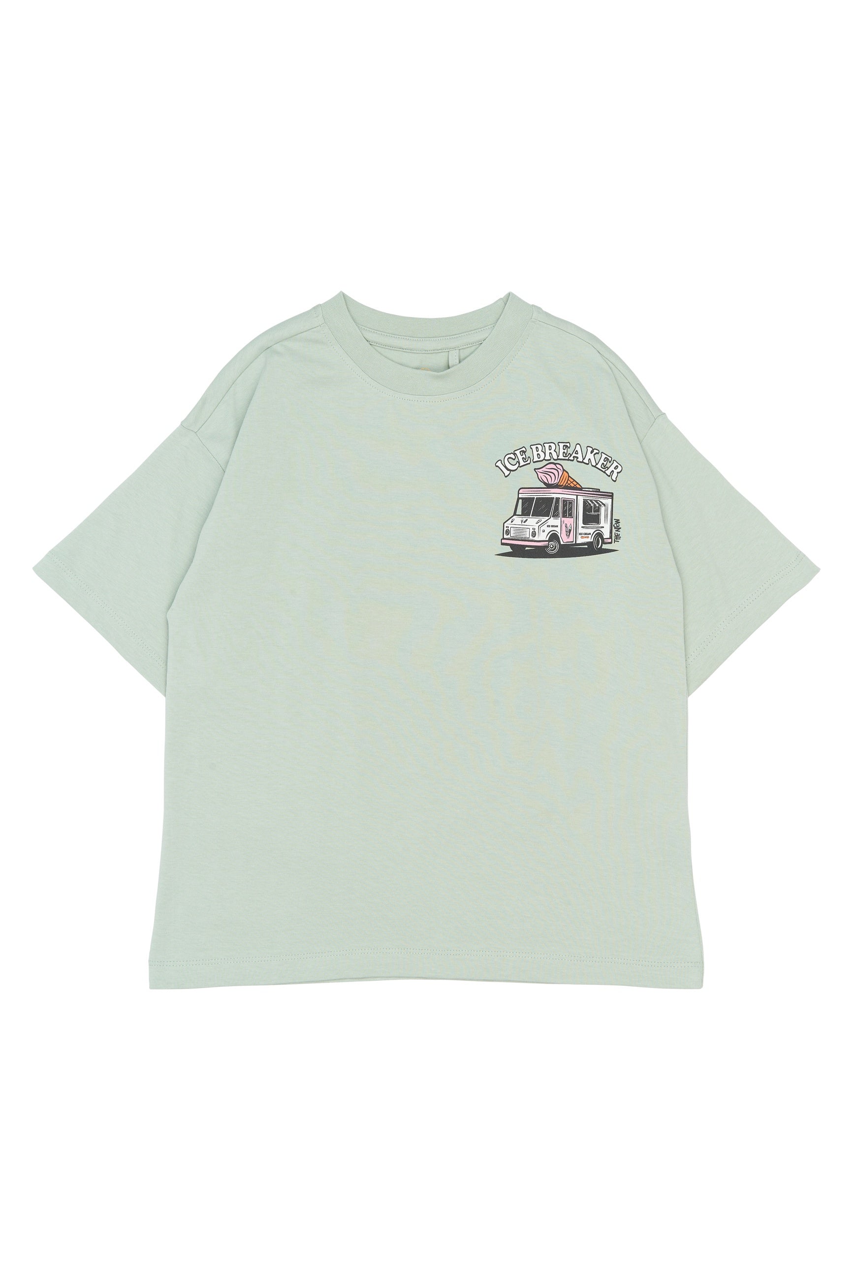 THE NEW | Stefano os s_s tee aqua gray