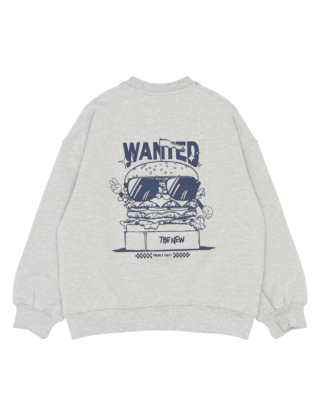 THE NEW |Stevie os sweatshirt- light grey melange