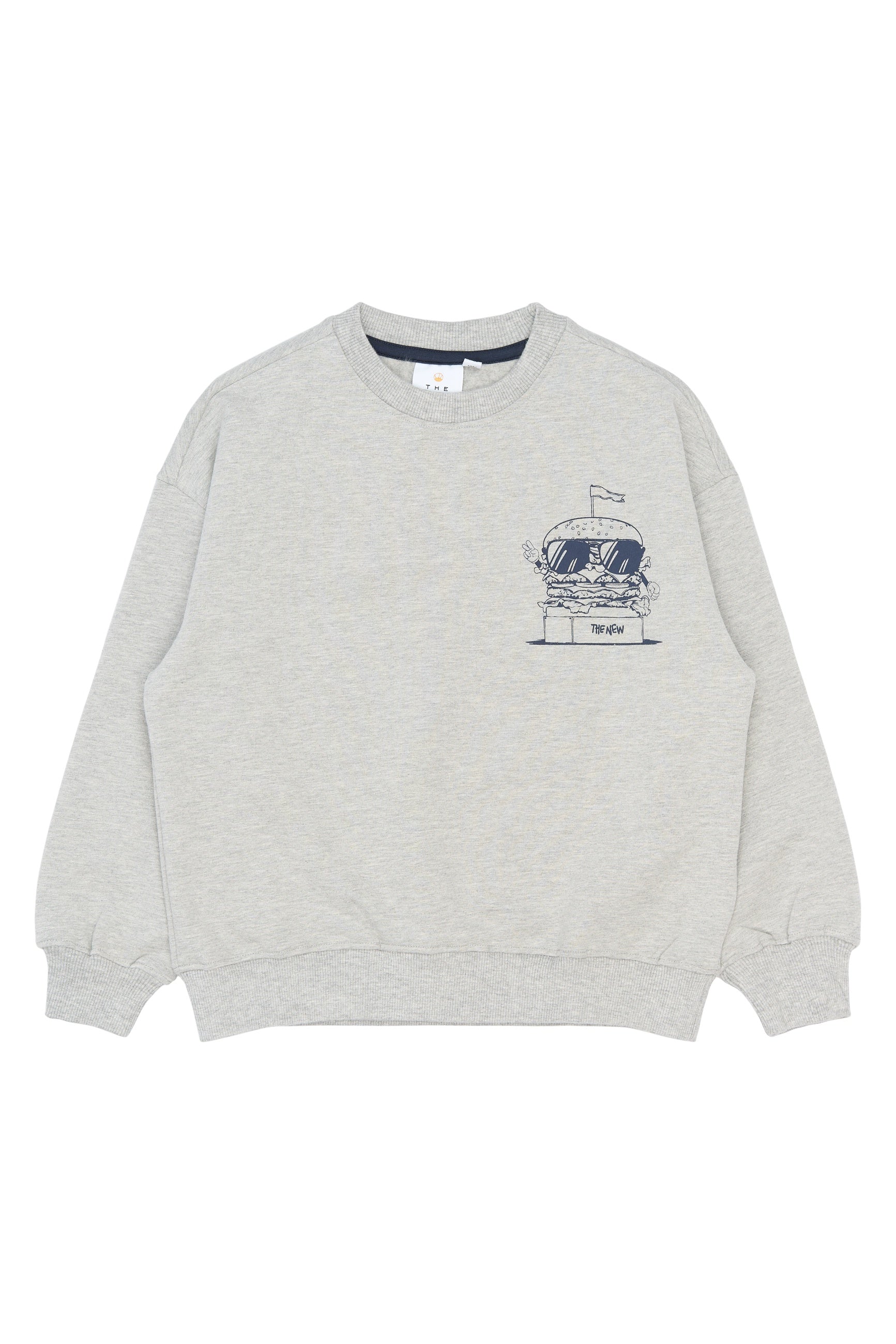 THE NEW |Stevie os sweatshirt- light grey melange