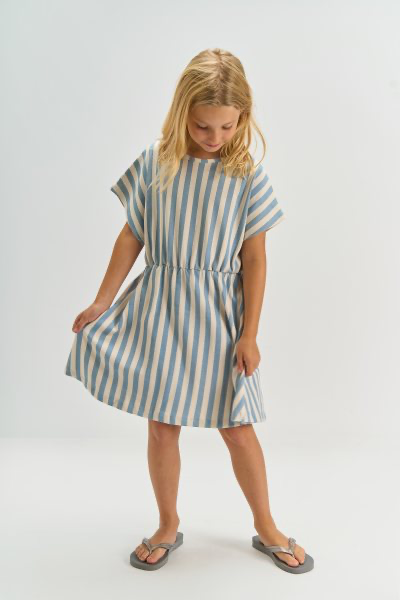 THE NEW | Talia s_s dress forever blue striped