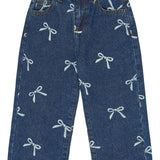 The New Siblings | TNSTVinaya Regular Fit Jeans | Medium Blue Denim AOP