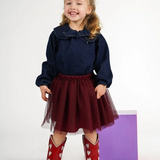 The New Chapter | Luna skirt | Burgundy