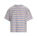The New Chapter | T-shirt Bo blue beige stripes