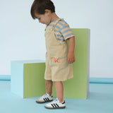 The New Chapter | T-shirt Bo blue beige stripes
