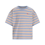 The New Chapter | T-shirt Bo blue beige stripes