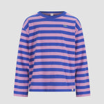 The New Chapter | T-shirt Lou blue pink stripes
