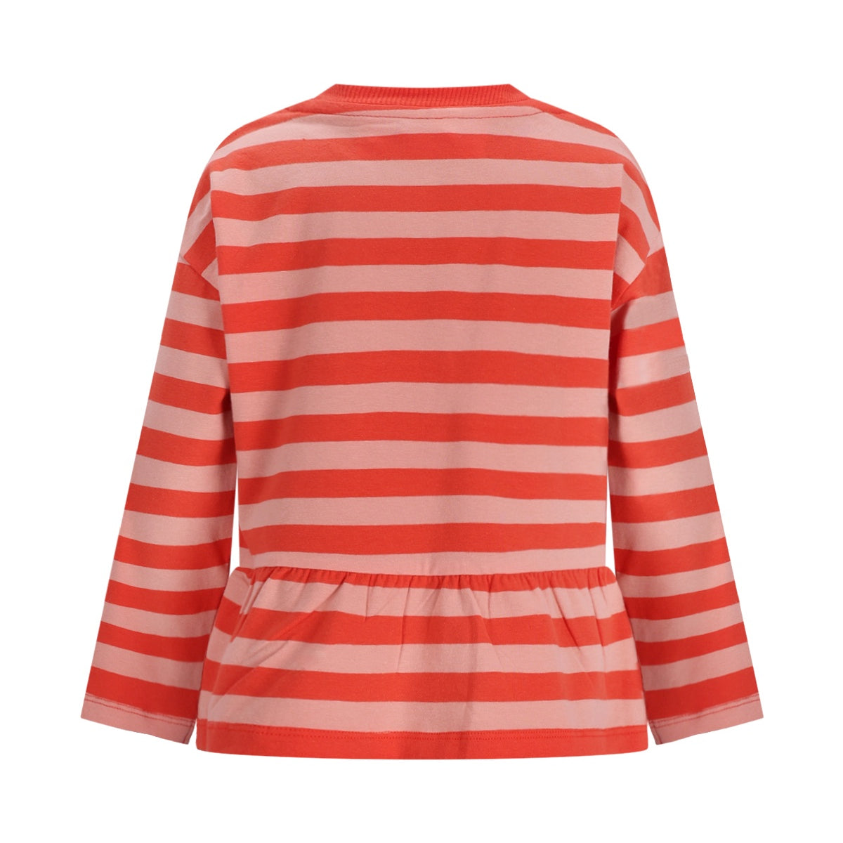 The New Chapter | T-shirt Loua red pink stripes