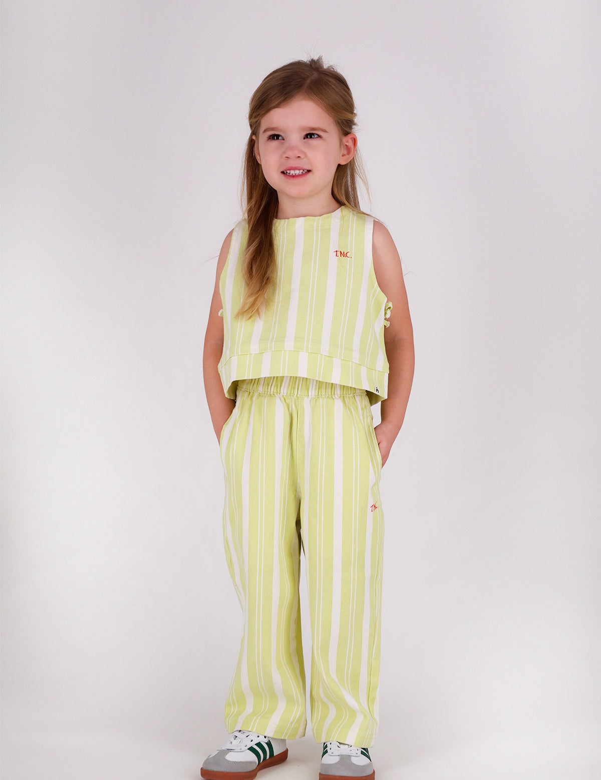 The New Chapter | Top Beth green stripes