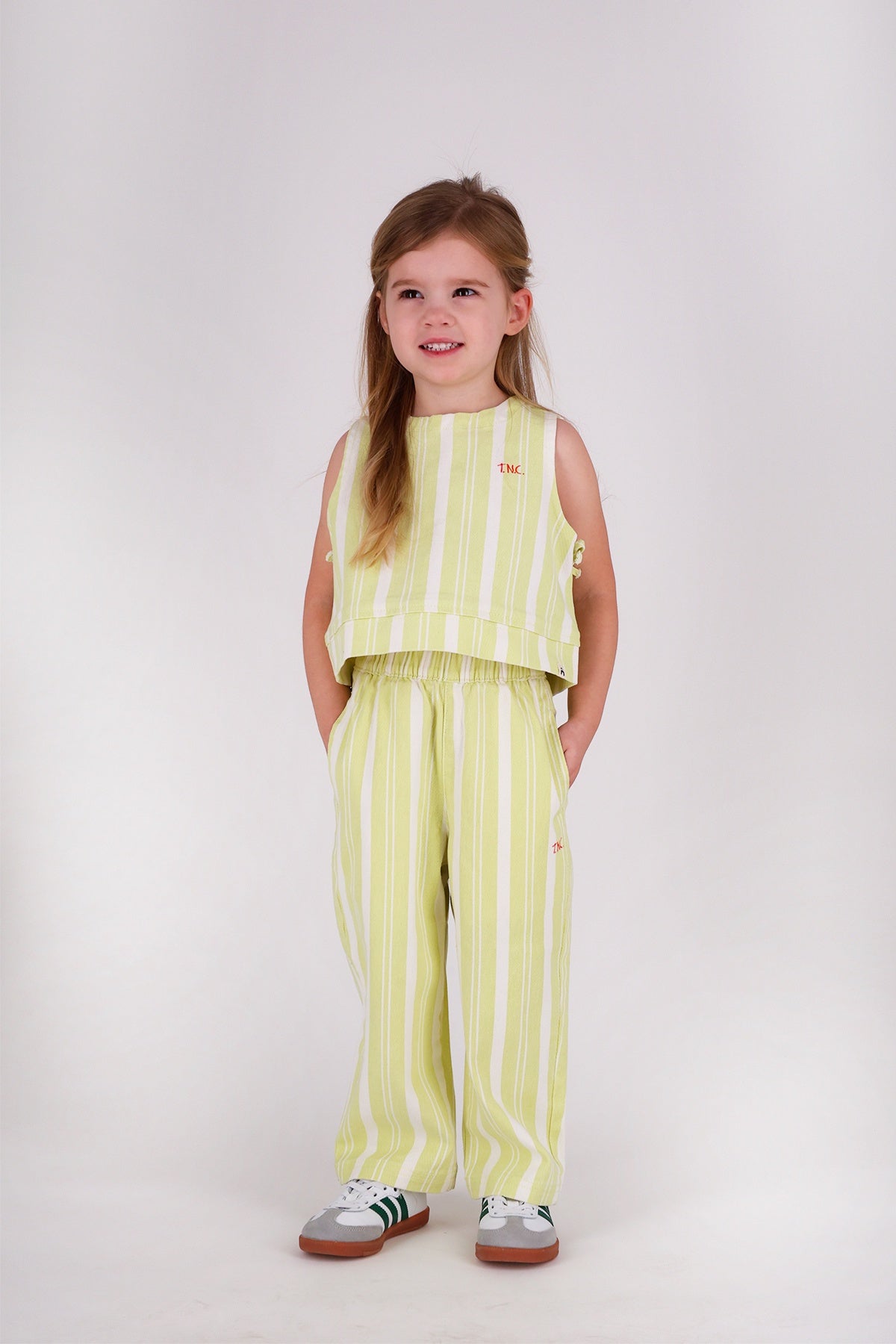 The New Chapter | Top Beth green stripes