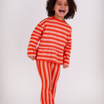 The New Chapter | flared pants Nena red pink stripes
