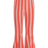 The New Chapter | flared pants Nena red pink stripes