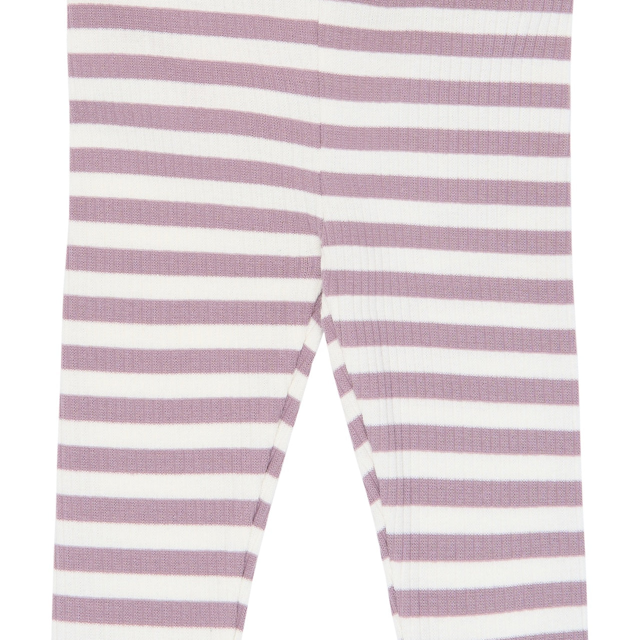 The New Siblings | Fro Rib Leggings | elderberry-gardenia striped TN
