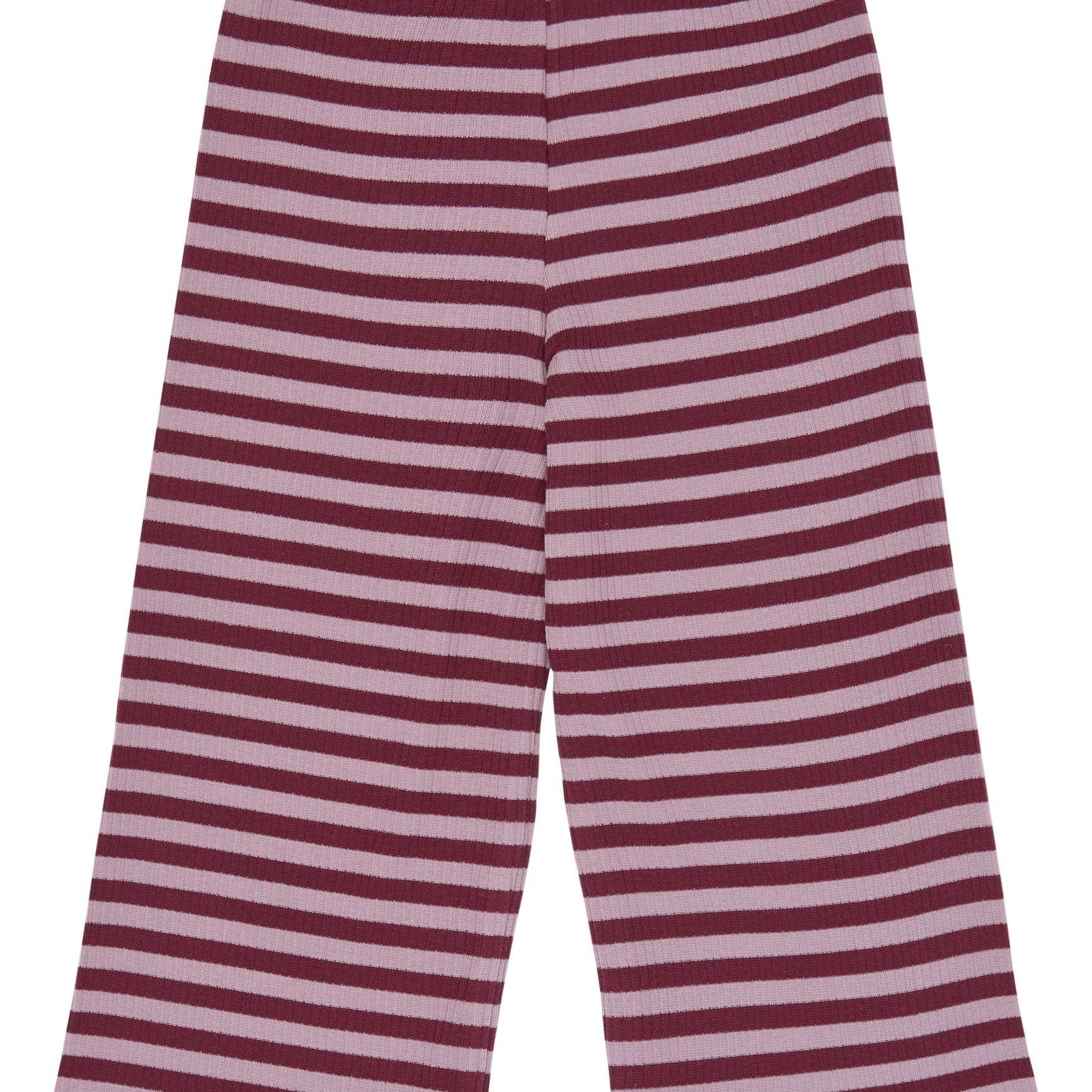 The New Siblings | Fro Wide Rib Pants | Elderberry Striped
