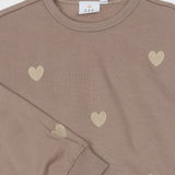 The New Siblings | STYolie OS Sweatshirt | Taupe Gray EMB TN