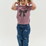 The New Siblings | TNSTVinaya Regular Fit Jeans | Medium Blue Denim AOP