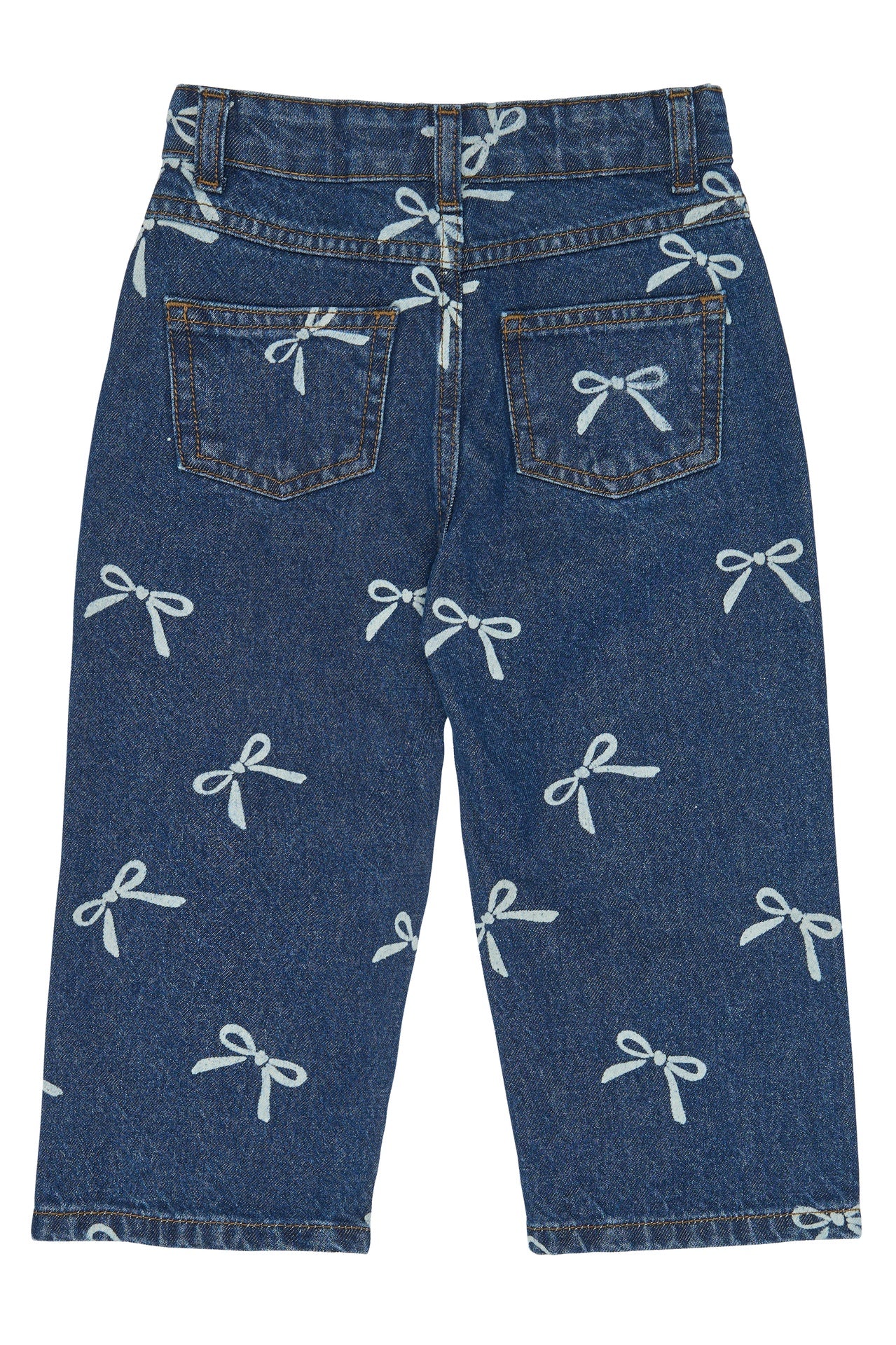 The New Siblings | TNSTVinaya Regular Fit Jeans | Medium Blue Denim AOP