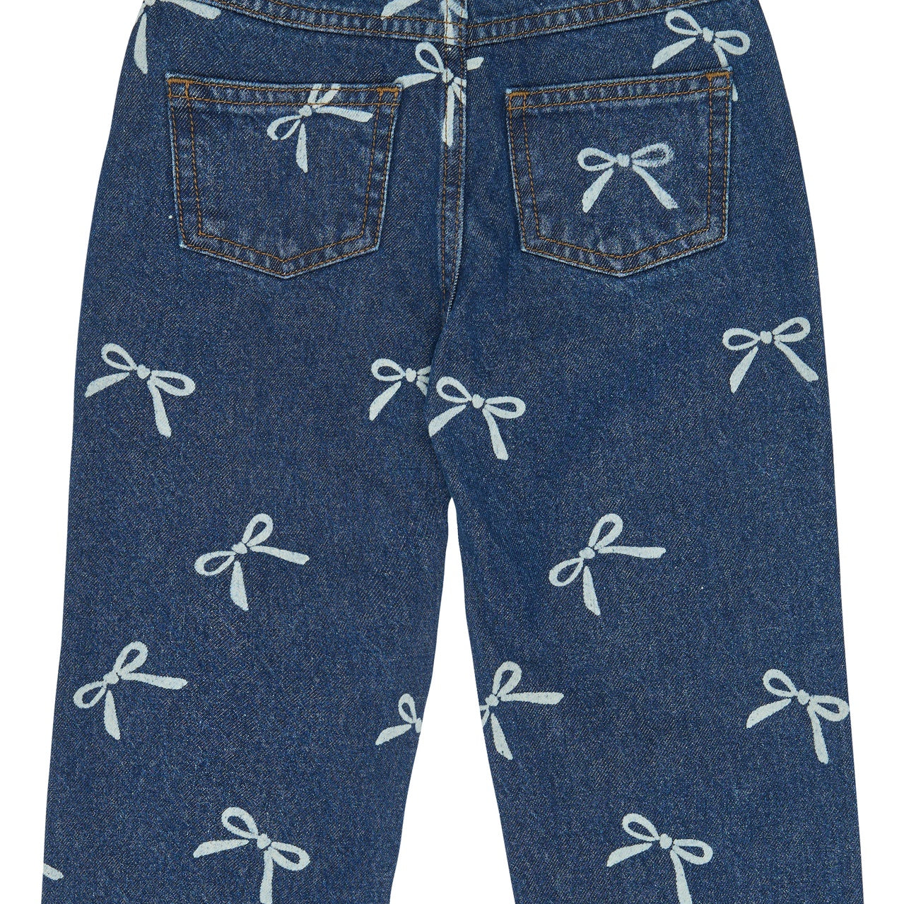 The New Siblings | TNSTVinaya Regular Fit Jeans | Medium Blue Denim AOP