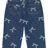 The New Siblings | TNSTVinaya Regular Fit Jeans | Medium Blue Denim AOP