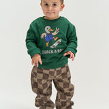 The New Siblings | TNSTVondell Baggy Fit Jeans | Taupe Gray Check TN