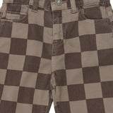 The New Siblings | TNSTVondell Baggy Fit Jeans | Taupe Gray Check TN