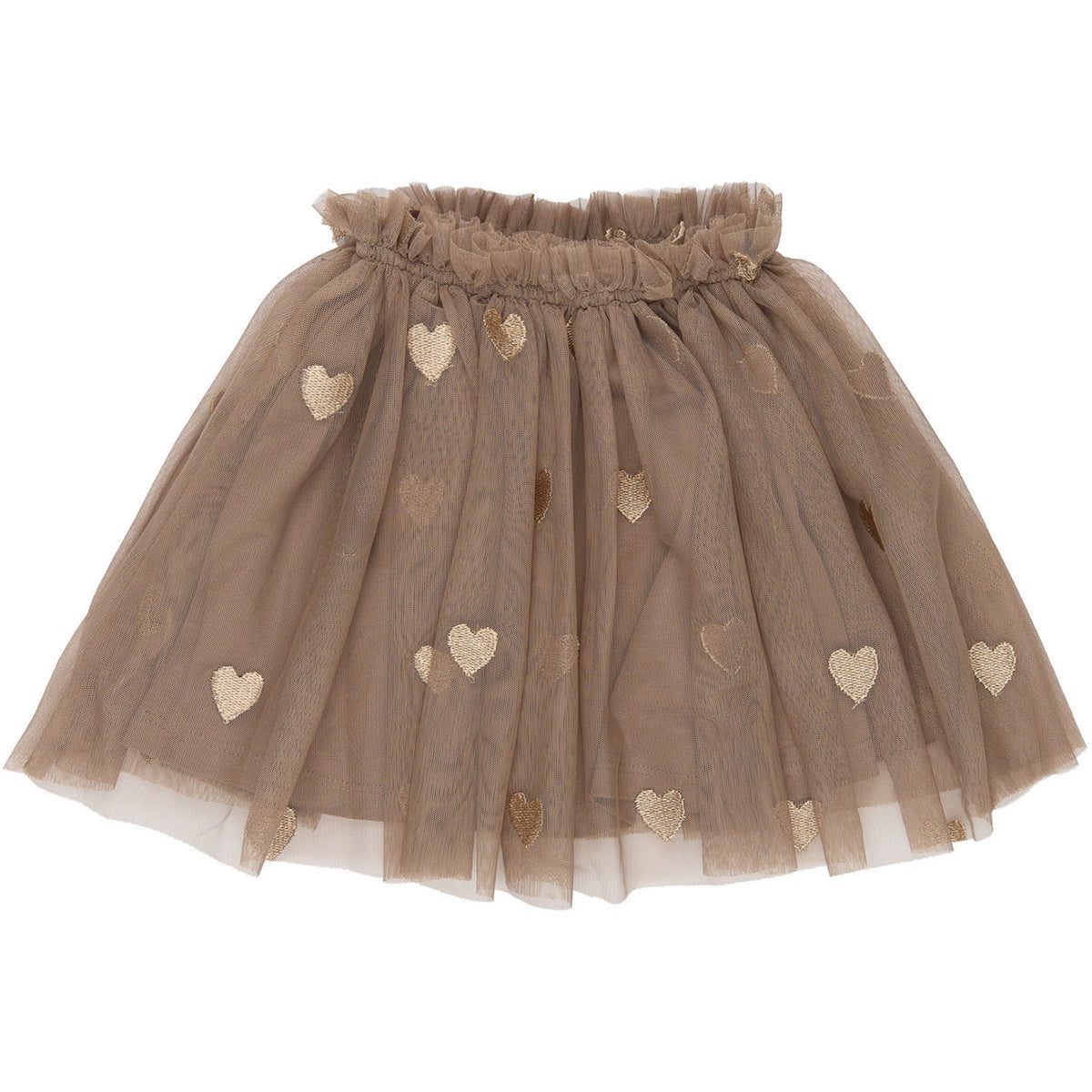 The New Siblings | TNSTYna Mesh Skirt | Taupe Gray