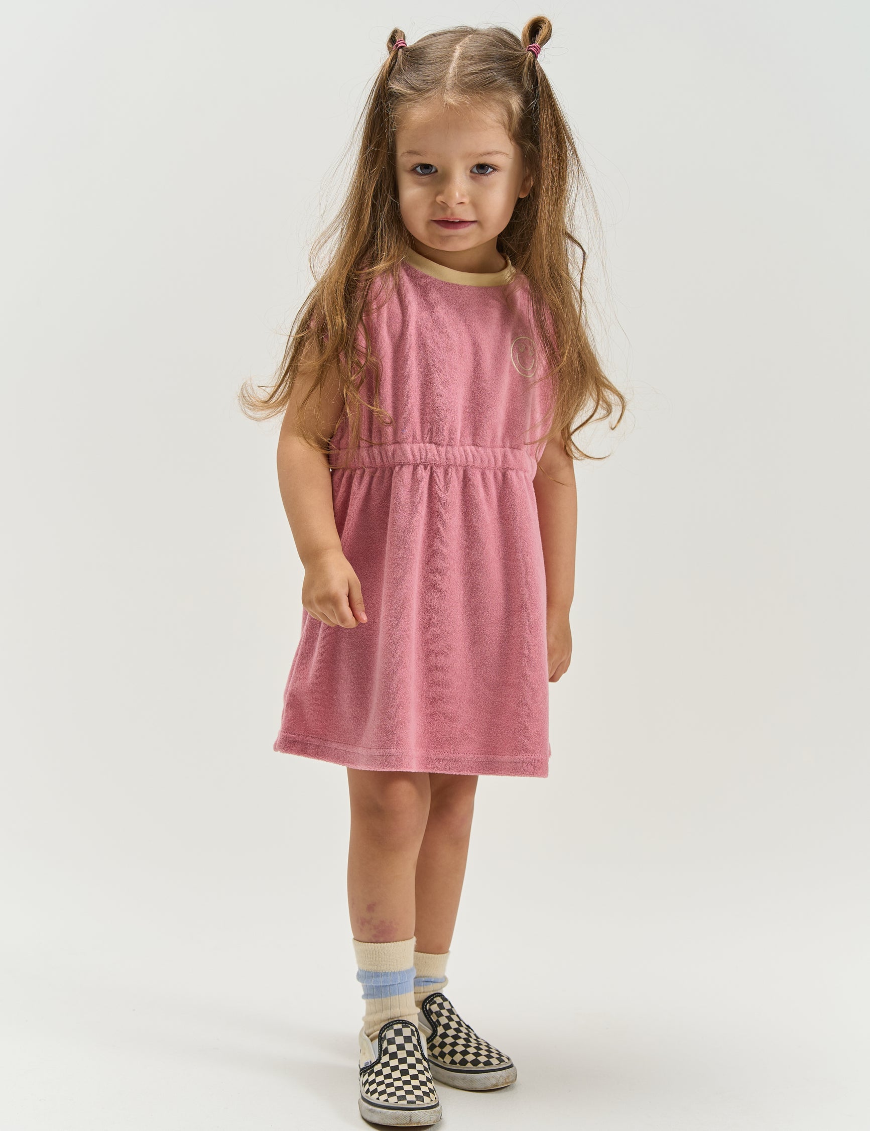 The New Siblings Tamira s_s terry dress cashmere rose