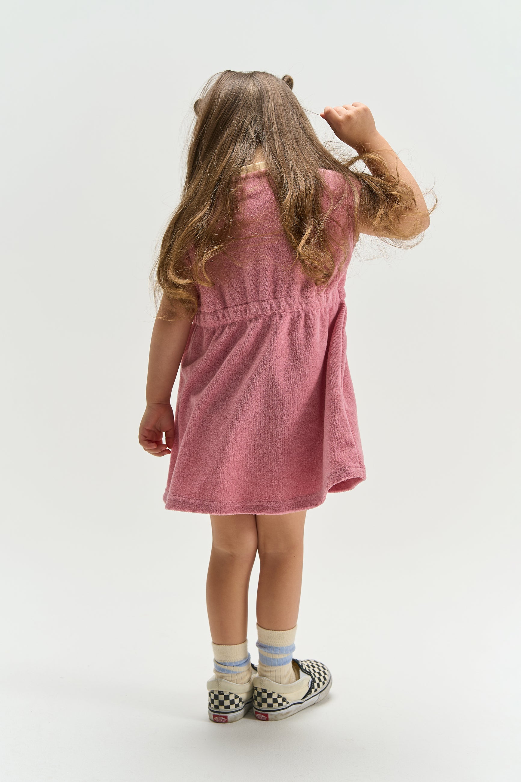 The New Siblings Tamira s_s terry dress cashmere rose